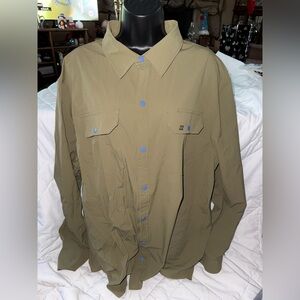 Zyia Mens Olive Cedar Cliff Shirt